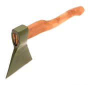 Топор кованный, в сборе, 1400/1750 г, деревянное топорище, 500 мм, Б4// Сибртех