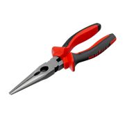 Длинногубцы прямые, 200 мм, хром-ванадий, двухкомпонентные рукоятки// Matrix