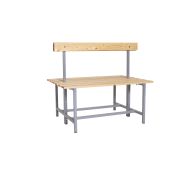 Скамья  со спинкой двойная СТ-2/2