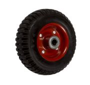 Колесо 470160  литое с протекторной резиной 160 мм без крепления (шарикоподш., мет.обод)