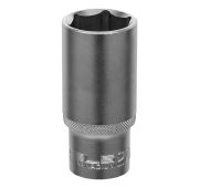 Головка торцевая удлиненная, 27 мм, 6-гранная, CrV, под квадрат 1/2