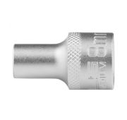 Головка торцевая, 8 мм, двенадцатигранная, CrV, под квадрат 1/2, хромированная Stels