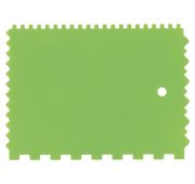 Шпатель для клея, пластмассовый, 130 х 170 мм, зубчатый Сибртех