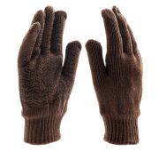 Перчатки трикотажные, двойные, полушерстяные, с ПВХ покрытием, Россия// Сибртех