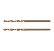 Сверло по металлу, 2 мм, HSS Co-8%, 2 шт.// Denzel