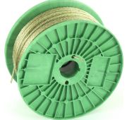 Трос металлополимерный прозрачный ПР-3.0, толщина 3.0 мм, катушка 200 метров Россия Сибртех