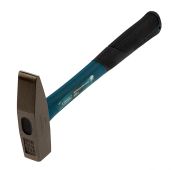 Молоток слесарный, 600 г, квадратный боек, фибергласовая обрезиненная рукоятка Gross