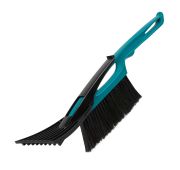 Щетка-сметка для снега со скребком 400 мм, бирюзовая Sparta Россия