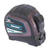 Рулетка «Doppelhaken», 5 м x 25 мм, двухсторонний зацеп, Нейлон, двусторонняя шкала, автоматическая