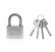 Замок навесной, хромированное покрытие 50 мм// MATRIX
