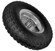 Колесо PR 1804 (20)  пневматическое D 260мм д. 20мм ось симметричная ступица (3,50-4)