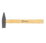Молоток слесарный 600 г, квадратный боек, деревянная рукоятка Сибртех