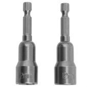 Биты с торцевыми головками  12 мм - 65 мм, 2 шт//MATRIX