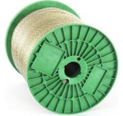 Трос металлополимерный прозрачный ПР-6.0, толщина 6.0 мм, катушка 150 метров Россия Сибртех