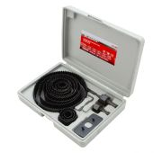 Набор кольцевых пил Matrix 70472 из 12 предметов предназначен для работы по дереву и включает коронк