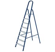 Стремянка, 8 ступеней, стальная //Россия