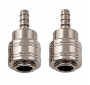 Муфта универсальная быстросъемная («мама»), со штуцером «елка» под шланг 8 мм, 2 шт.// Stels