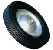 Колесо SR 1901 промышленное литое мет.обод, симм. ступица, роликоп., 250 мм, ось 20 мм