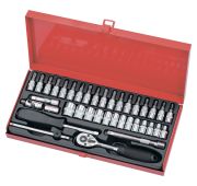 Набор слесарно-монтажный с квадратом 1/4, 38 предметов Matrix