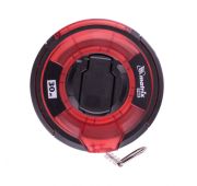 Рулетка геодезическая 30 м х 12.5 мм, закрытый корпус, стальная лента, односторонняя шкала, Pro Matr