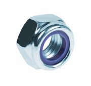 Гайка с нейлоновой вставкой М12 цинк DIN 985