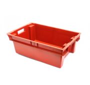 Ящик универс 600х400х200 сплошной (красный)