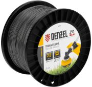 Леска для триммера двухкомпонентная квадрат, 2,0мм х 251м, на DIN катушке EXTRA CORD// Denzel