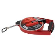 Рулетка геодезическая, 50 м х 12,5 мм, металлическая лента, закрытый корпус