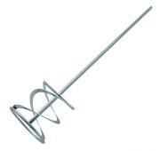 Оцинкованный миксер для красок и штукатурных смесей Denzel 848467, 120 х 600 мм, с шестигранным хвос