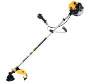 Триммер бензиновый DT-52E, 52 см3, неразъемная штанга, электростартер, состоит из 2 частей Denzel