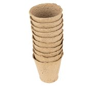 Горшочек для рассады, 80 х 80 мм, торфяной, 10 шт, Россия