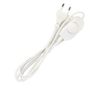 Шнур с диммером 1,7 метра белый ШВВП 2х0,75