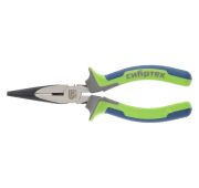 Длинногубцы прямые 160 мм, фосфатирование, трехкомпонентные рукоятки Сибртех