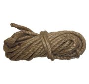 Веревка джутовая, L 10 м, крученая, D 8 мм Россия Сибртех