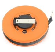 Рулетка геодезическая, 10 м х 12.5 мм, лента ПВХ, закрытый круглый корпус Sparta