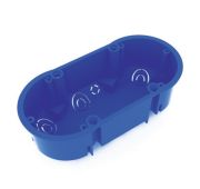 Подрозетник ГСК двухмест г/к метал.лапки 140х65х45