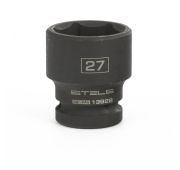 Головка ударная шестигранная, 27 мм, 1/2, CrMo Stels