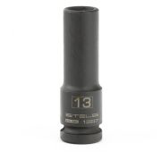 Головка ударная удлиненная шестигранная, 13 мм, 1/2, CrMo Stels