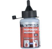 Синий меловой порошок Matrix 84860 весом 115 г предназначен для разметочных шнуров. С его помощью мо