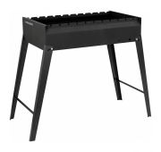 Мангал сварной, 605 х 375 х 138/640 мм, сталь 2 мм, Camping Palisad