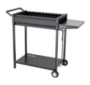 Мангал сварной на колесах, 662 х 390 х 152/805 мм, сталь 2 мм, кочерга в комплекте, Camping Palisad