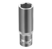 Головка торцевая удлиненная, 18 мм, шестигранная, CrV, под квадрат 1/2 Stels