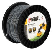 Леска для триммера двухкомпонентная круглая, 4,0мм х 69м, на DIN катушке EXTRA CORD// Denzel