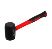Киянка резиновая, 225 г, черная резина, фибергласовая рукоятка Matrix