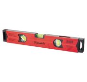 Уровень алюминиевый магнитный, 600 мм, фрезерованный, 3 глазка (1 зеркальный), усиленный