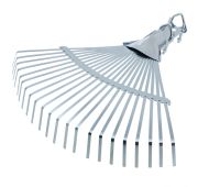 Грабли веерные стальные, 450 мм, 22 плоских зуба, регулируемая тулейка, без черенка, Palisad