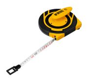 Рулетка геодезическая 30 м х 15 мм, закрытый корпус, фиберглассовая лента// Denzel