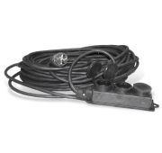 Переноска 20м (Кабель КГхл 2*2,5, розетка 4-местная с защитыми крышками, вилка с боковым вводом)