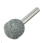 Шарошка абразивная, шар, 19 мм, для дрели , хвостовик d6 мм, 63С// Denzel