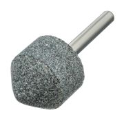 Шарошка абразивная, конус, для дрели, 25 x 25 мм, хвостовик d6 мм, 63С// Denzel